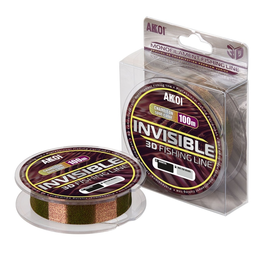INVISIBLE (0.20 мм - 100 м), цвет 3D хамелеон фото 3