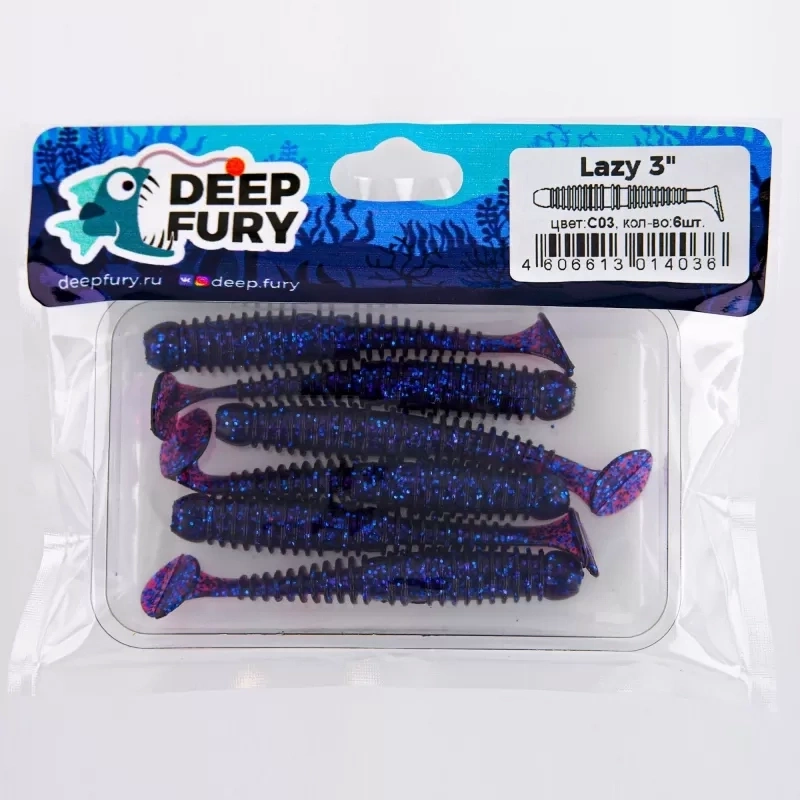 Lazy 3" (76 мм). Цвет С03 (вишнево-синий) фото 2